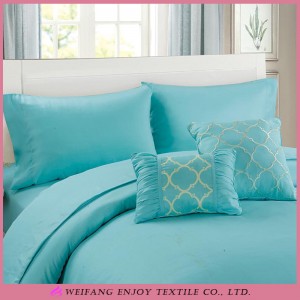 Solid Color Sheet Set Bed Sheet Set With Mattress