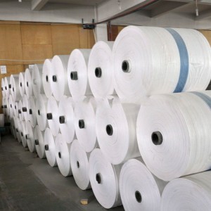 PP plastic woven sack roll for chemical feed rice corn packing