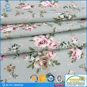 cotton printed home textiles fabric for bed sheets