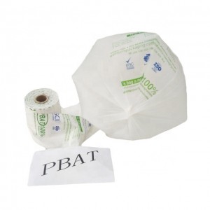 PLA/PBAT Biodegradable Compostable Cornstarch Garbage Bags on Roll