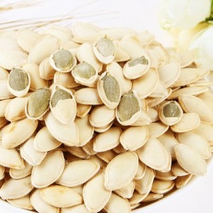ROASTED AND SALTED SNOW WHITE PUMPKIN SEEDS