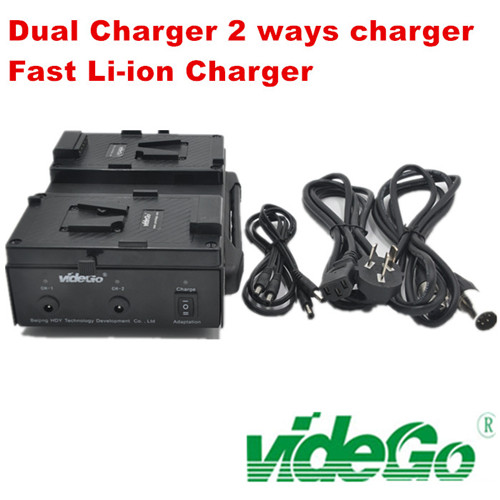 V-Mount Dual Li-ion Quick Charger