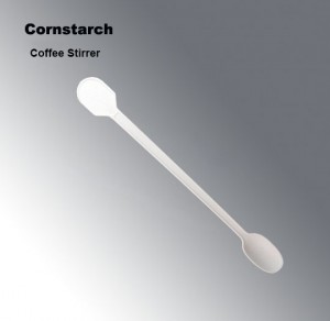 Good Quality Biodegradable Disposable Eco-friendly Cornstarch Coffee Stirrer
