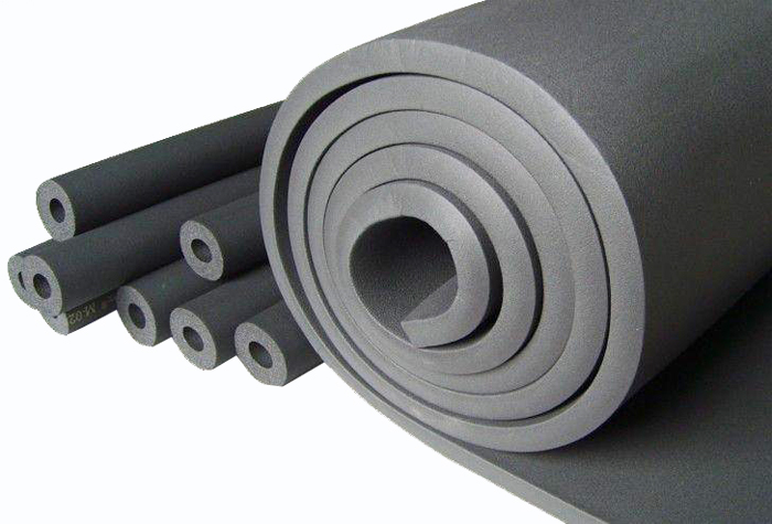 Fireproof Closed Cell foam Nitrile Rubber Insulation rolls