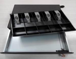 Cash Drawer Money Safe Storage Box 5 Coin Bill Tray Replacement for Point of Sales (POS)