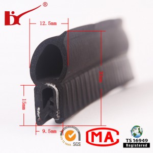 Anti-Rust Automotive Door Rubber Seal Strip Gasket for Door