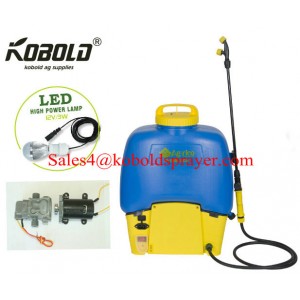 20L Knapsack Electric Sprayer Pump, 12V Rechargeable Battery Sprayer