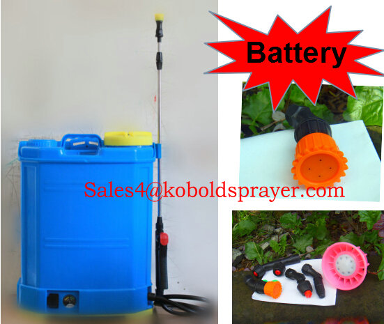 16L Agriculture Backpack 12V Battery Pesticide Sprayer