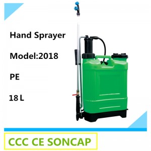 Fruit Tree Use Knapsack PE Plastic Manual Sprayer for Agricultural (2018)