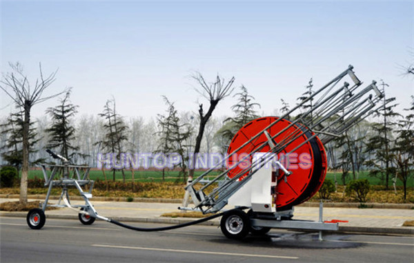 Hose Reel Traveling Rain Gun Sprinkler Irrigation System (HT7039)