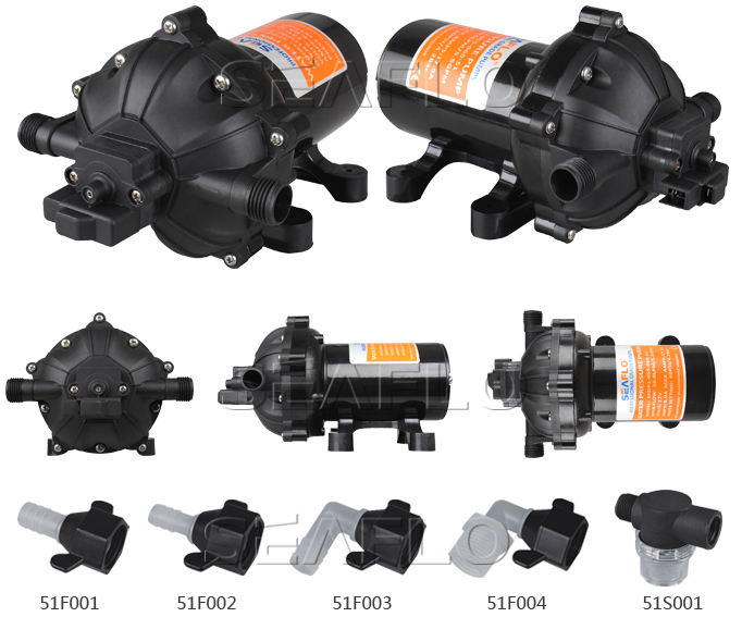 12V DC Portable High Volume High Pressure Water Pump