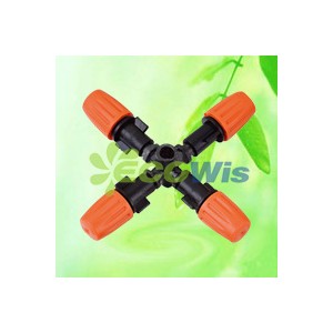 Orange Nozzle Cross Atomizers Micro Sprinkler (HT6341K)