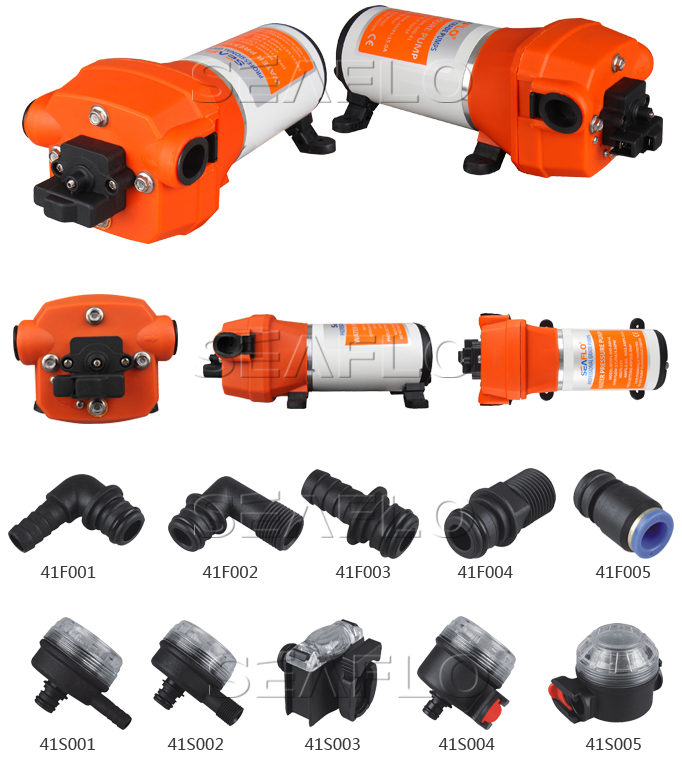 Seaflo Diaphragm Pump 12V 17lpm/4.5gpm 40psi