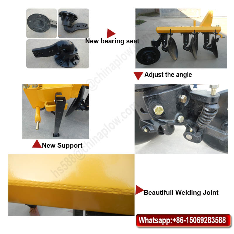 Disc Plough with 3 Discs Tube Disc Plow Farm Implements