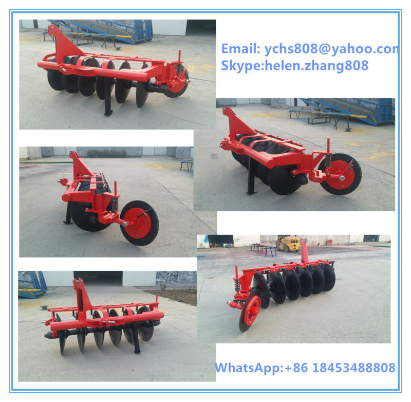 Paddy Disc Plow Agricultural Tractor Trailed Disk Plough