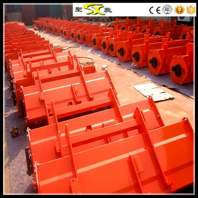 Rotary Machine with Wide Blades for Stubbling