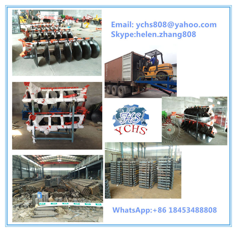 Paddy Disc Plow Agricultural Tractor Trailed Disk Plough