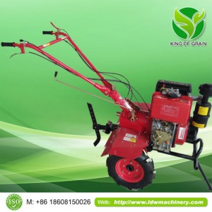Adjustable Handbar Power Grip 186f Air Cooled Tiller