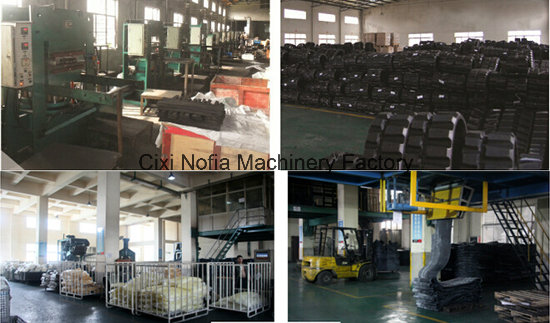 180*72 Construction Machinery Rubber Crawler Rubber Track for Sale