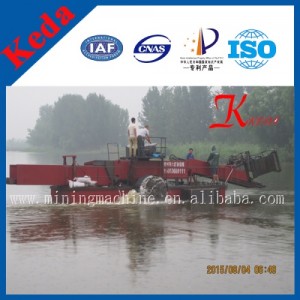 Water Hyacinth Collection Harvester Boat