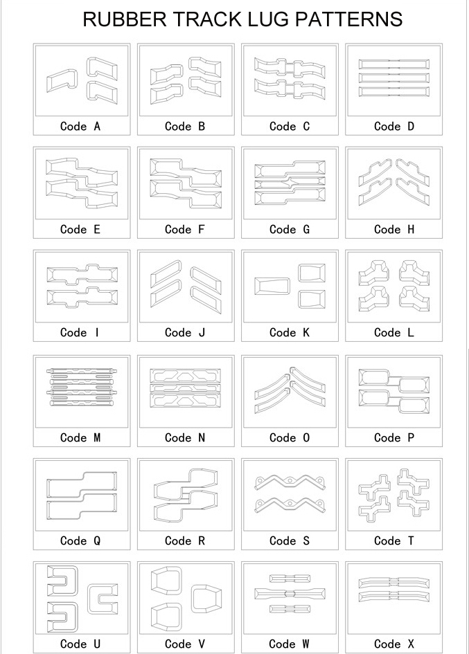 450X90ym Rubber Track for Machinery