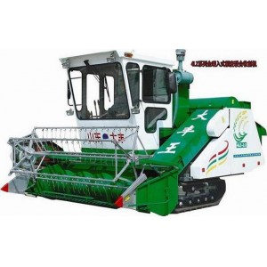 4lz-2.0 Series Full Feeding Track Self Propelled Combine Harvester for Rice &amp;Small Rice&amp;Wheat Harvester &amp;amp; Harvester Machine