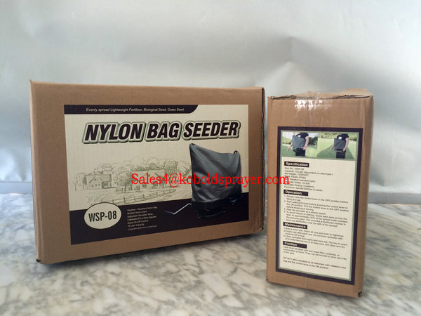 16L Bag Fertilizer Spreader, Salt and Seed Spreader