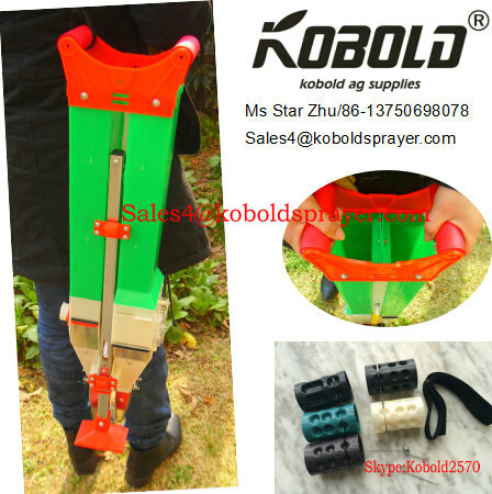 (WSP-05) Double Barrel Fertilizer and Seeding Together, Hand Seeder