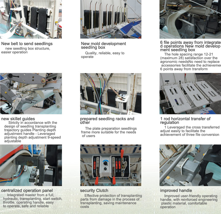 4 Rows Walking Type Rice Transplanter PF48 (2ZS-4A)