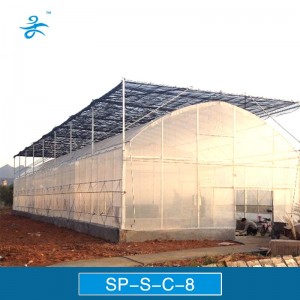 Sp-S-C-8 Tunnel Plastic Film Greenhouse