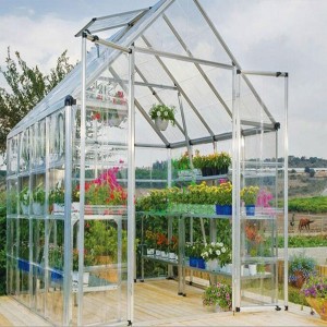 Wind Resistance Modular Design Garden Polycarbonate Sheet Greenhouse