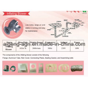 Accessories for Inflating Fans in Double Film Greenhouse