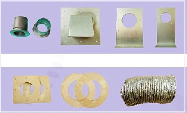 Accessories for Inflating Fans in Double Film Greenhouse