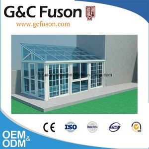 Professional Design Beautiful Prefabricated Sunhouse/Aluminum Frame Glass House