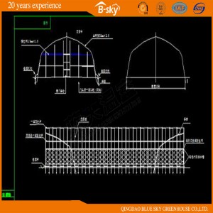 High Qualtiy Tunnel Greenhouse with Galvanized Steel Frame