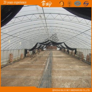 Widely Used Hoop Green House with Hot Galvanized Frame