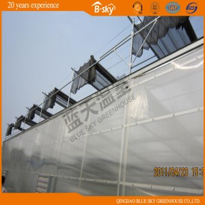 High Quality Polycarbonate Board Green House with Film Roof
