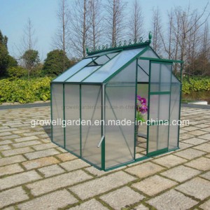 7&prime; Wide UV Polycarbonate Aluminium Garden Greenhouse (HB7H series)