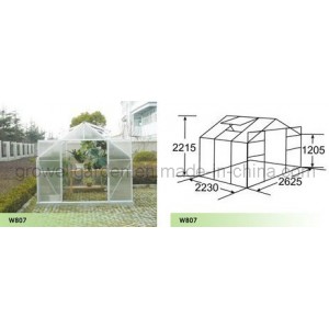 Aluminium Hobby Greenhouse for Garden (W807)