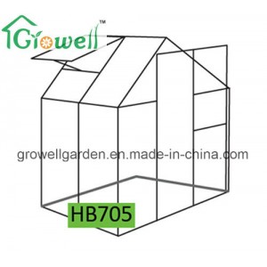 2.1m*1.5m Polycarbonate and Alu. Hobby Greenhouse (HB705)