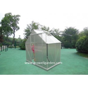 4mm Growell Walk -in Polycarbonate Greenhouses (6&amp;prime; X 6&amp;prime; SP606)