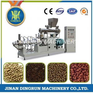 twin screw extruder for floating fish feed