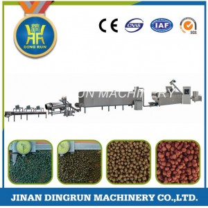 floating fish feed pellet processing machine