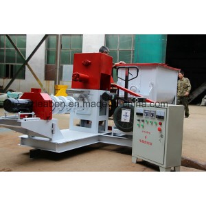 Single Screw Floating Fish Feed Extruder Machine