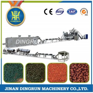 big capacity floating fish feed extruder machine