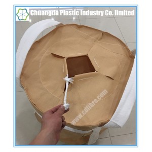 Circular Type PP Woven FIBC Jumbo Bags with Round Belt
