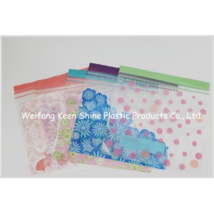 Double Track Reclosable Poly Bag/Zipper Bag for Food Storage