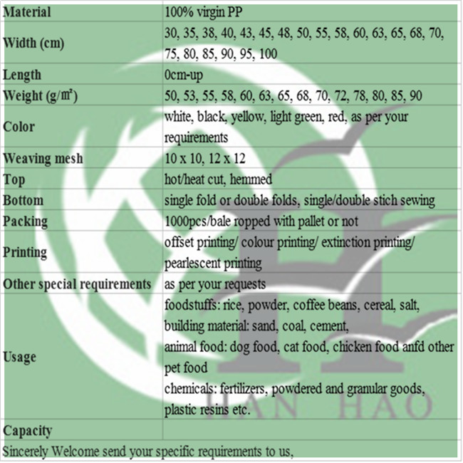 Jumbo PP Bag, Cement Bag, Flour Bag, Accept Customized Produce PP Woven Bag