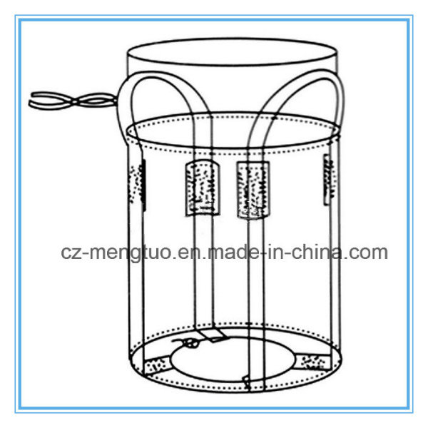 Bottom Lift Tubular Big Ton Bag FIBC Bulk Container Bag