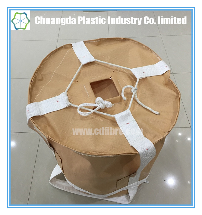 Circular Type PP Woven FIBC Jumbo Bags with Round Belt